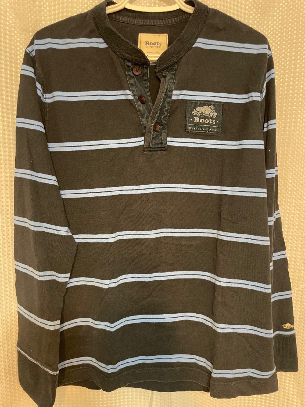 Roots henley style shirt